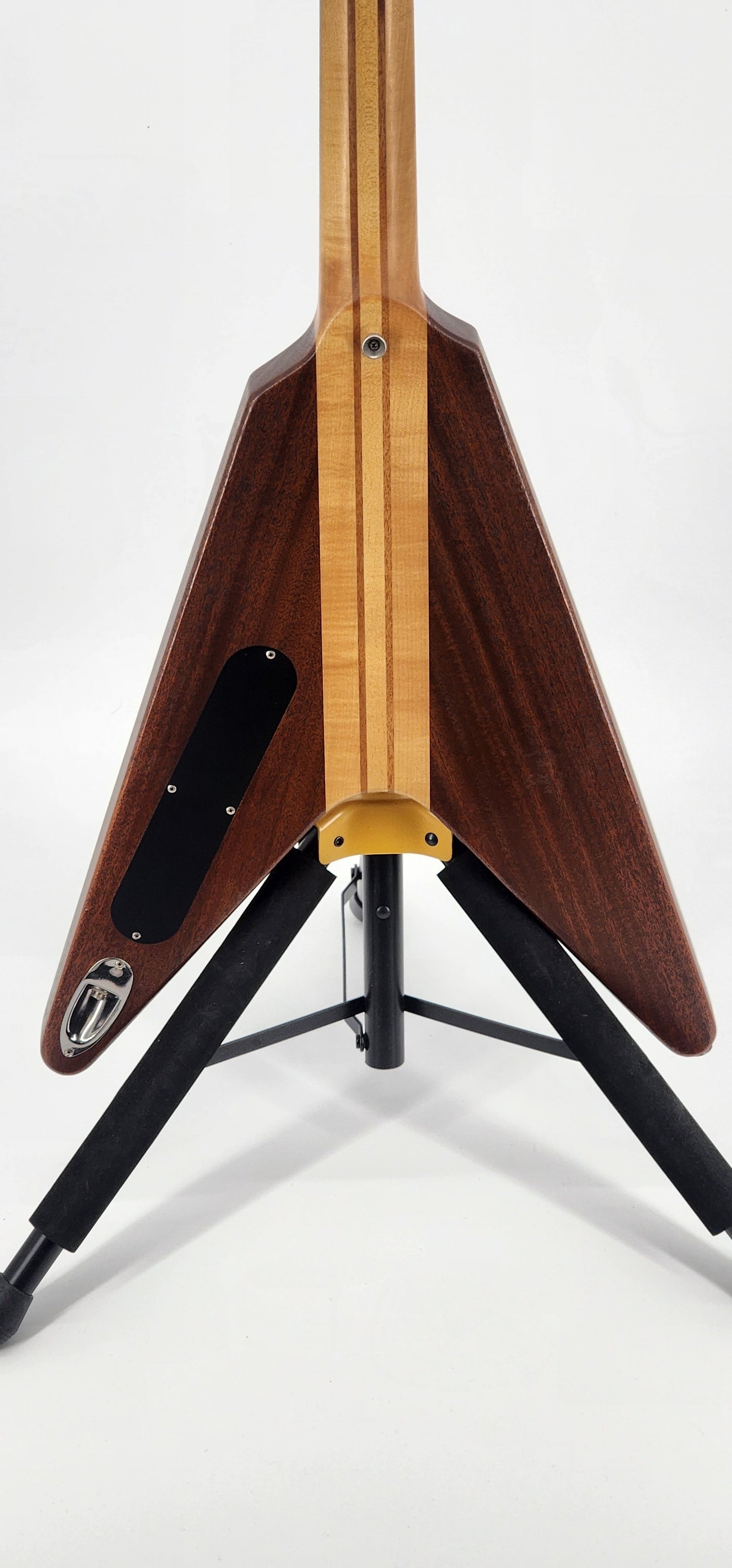 Greco - GVB-90 Flying V Bass Circa - 1992 - Mahogany Maple