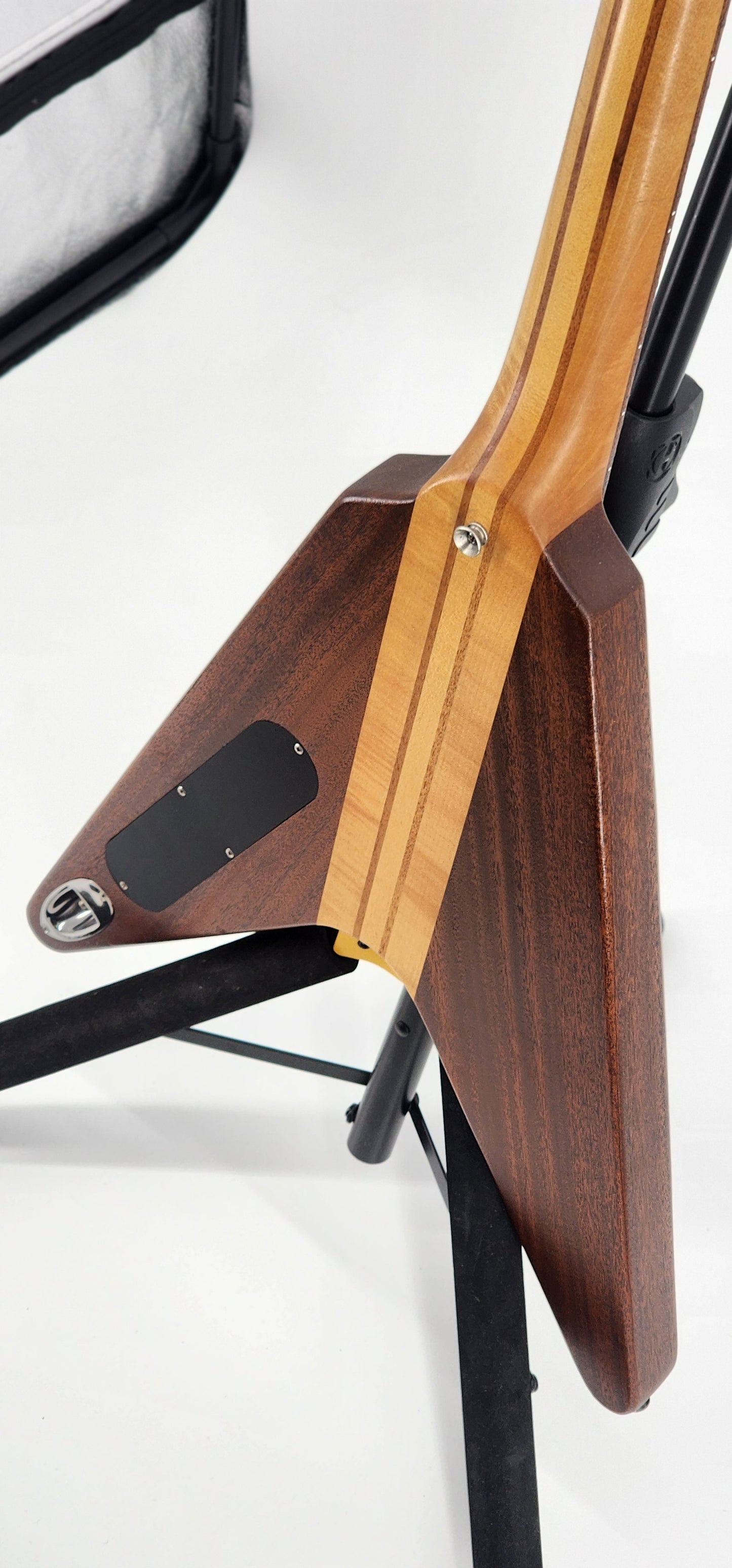 Greco - GVB-90 Flying V Bass Circa - 1992 - Mahogany Maple