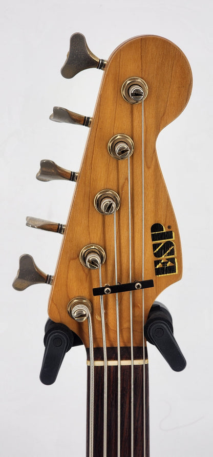 ESP - Fretless Jazz Bass 5-string MIJ - 1988 - Petty Blue