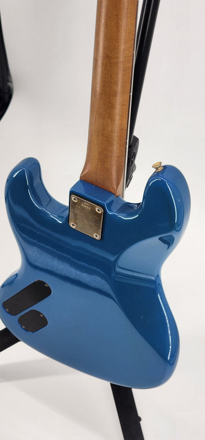 ESP - Fretless Jazz Bass 5-string MIJ - 1988 - Petty Blue