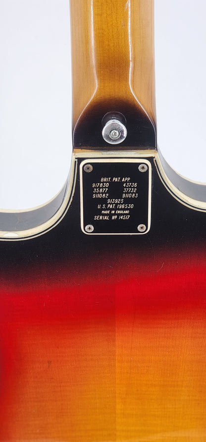 Baldwin - Vibraslim Bass Circa UK Built  - 1966 - Sunburst