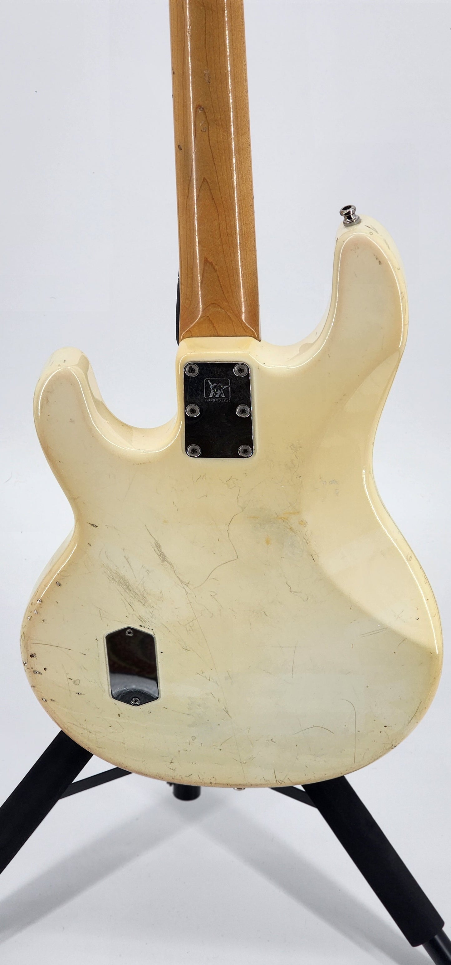 Ernie Ball Music Man - Stingray 3EQ - 1992 - WHITE MAPLE