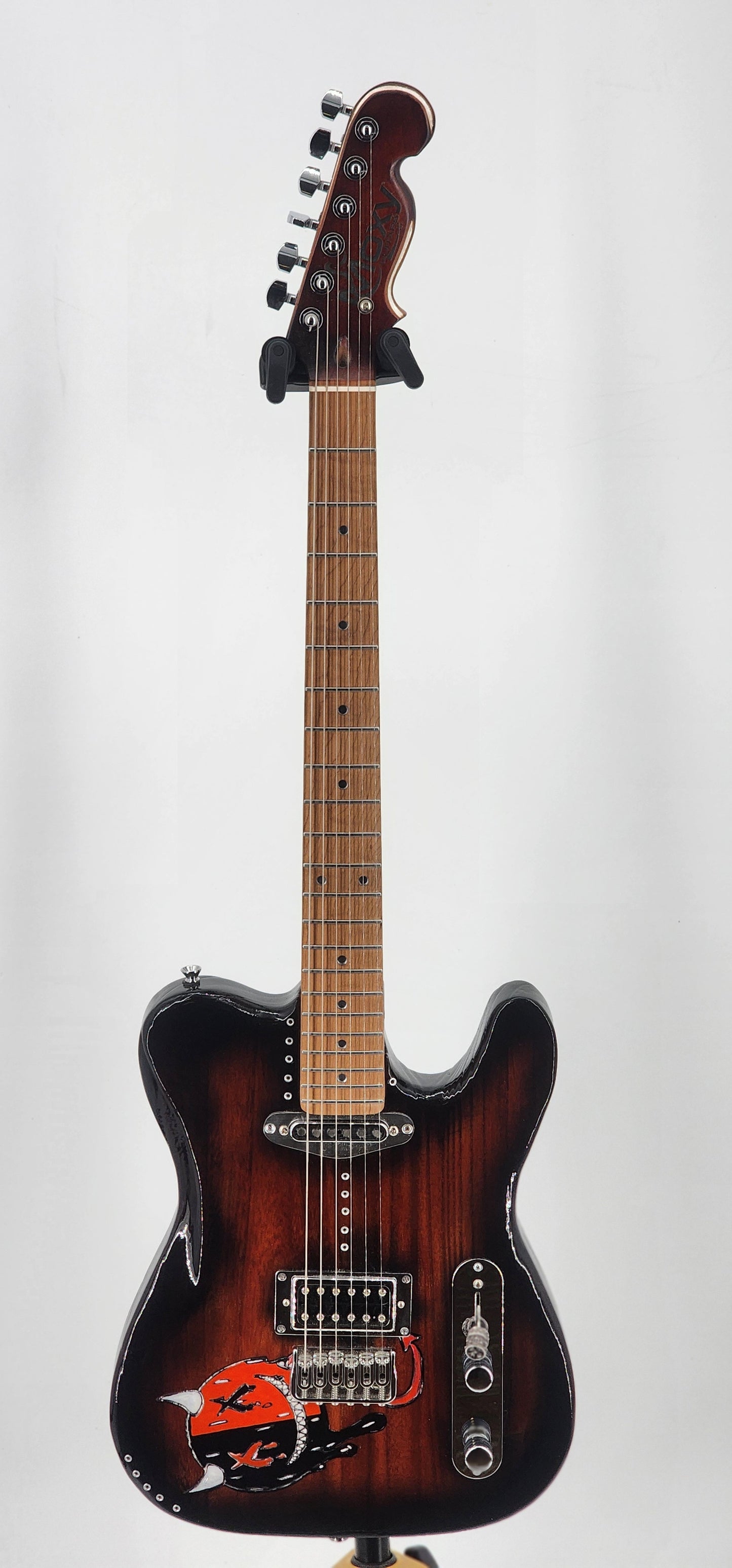 Moxy Guitar Evil Face Tele Custom