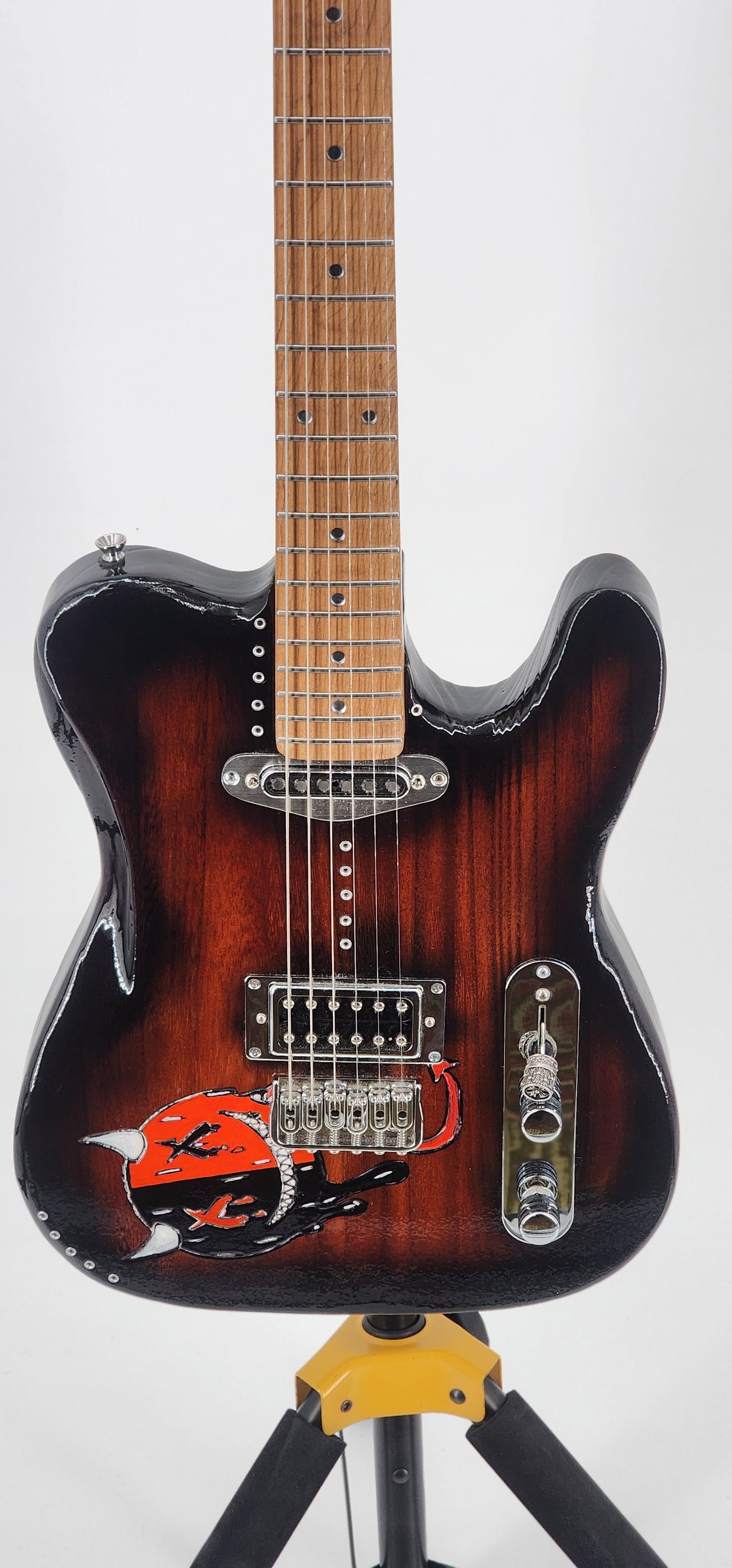 Moxy Guitar Evil Face Tele Custom