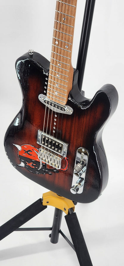 Moxy Guitar Evil Face Tele Custom
