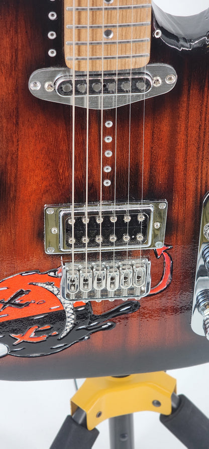 Moxy Guitar Evil Face Tele Custom