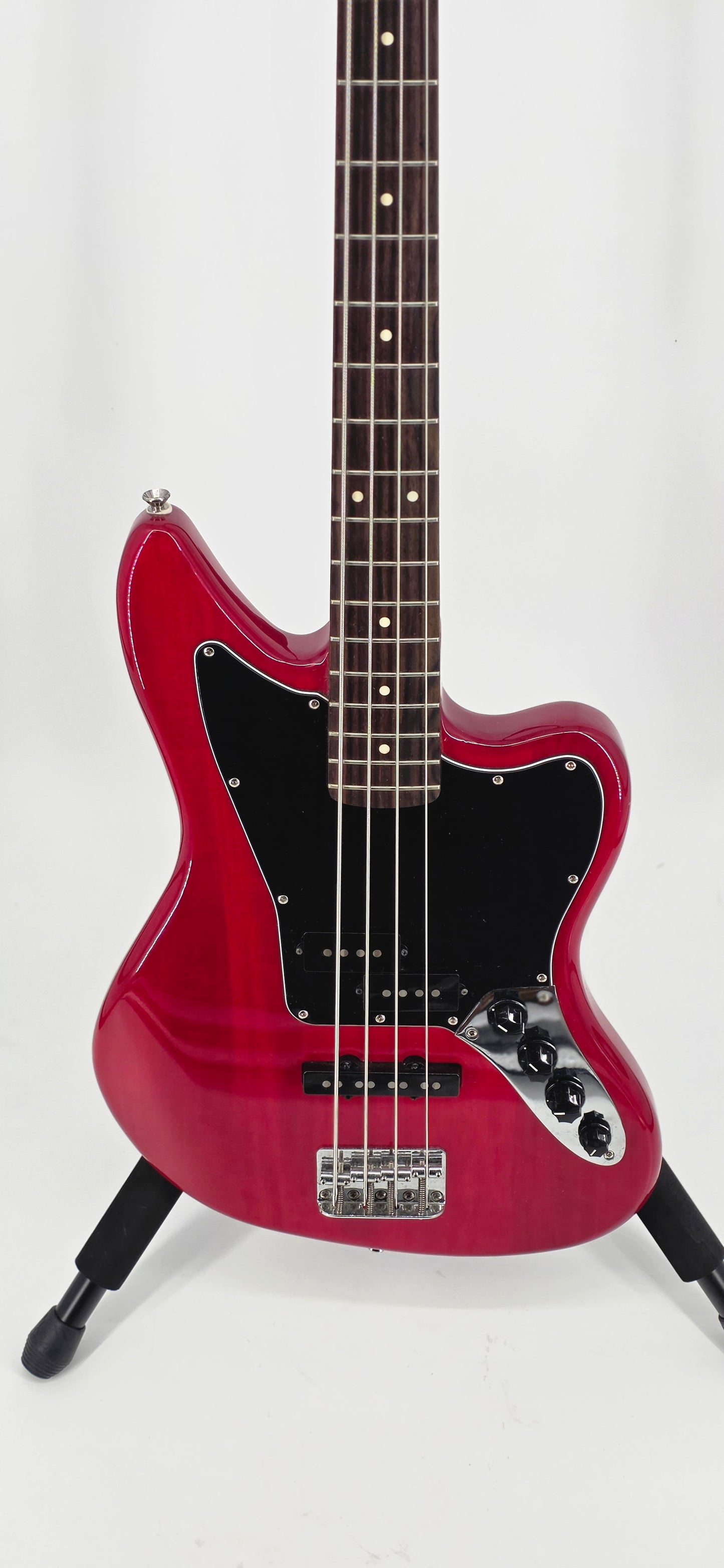 Fender Squier - Jaguar Bass - VM Vintage - 2014 - Red (Modified)
