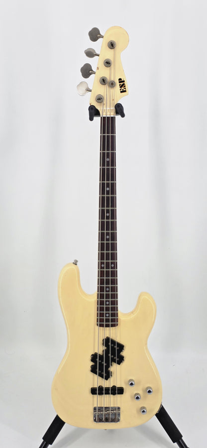 ESP - PPJ-160 - Masayoshi Yamashita Loudness Model - Circa - 1986 - White w/Matching Headstock