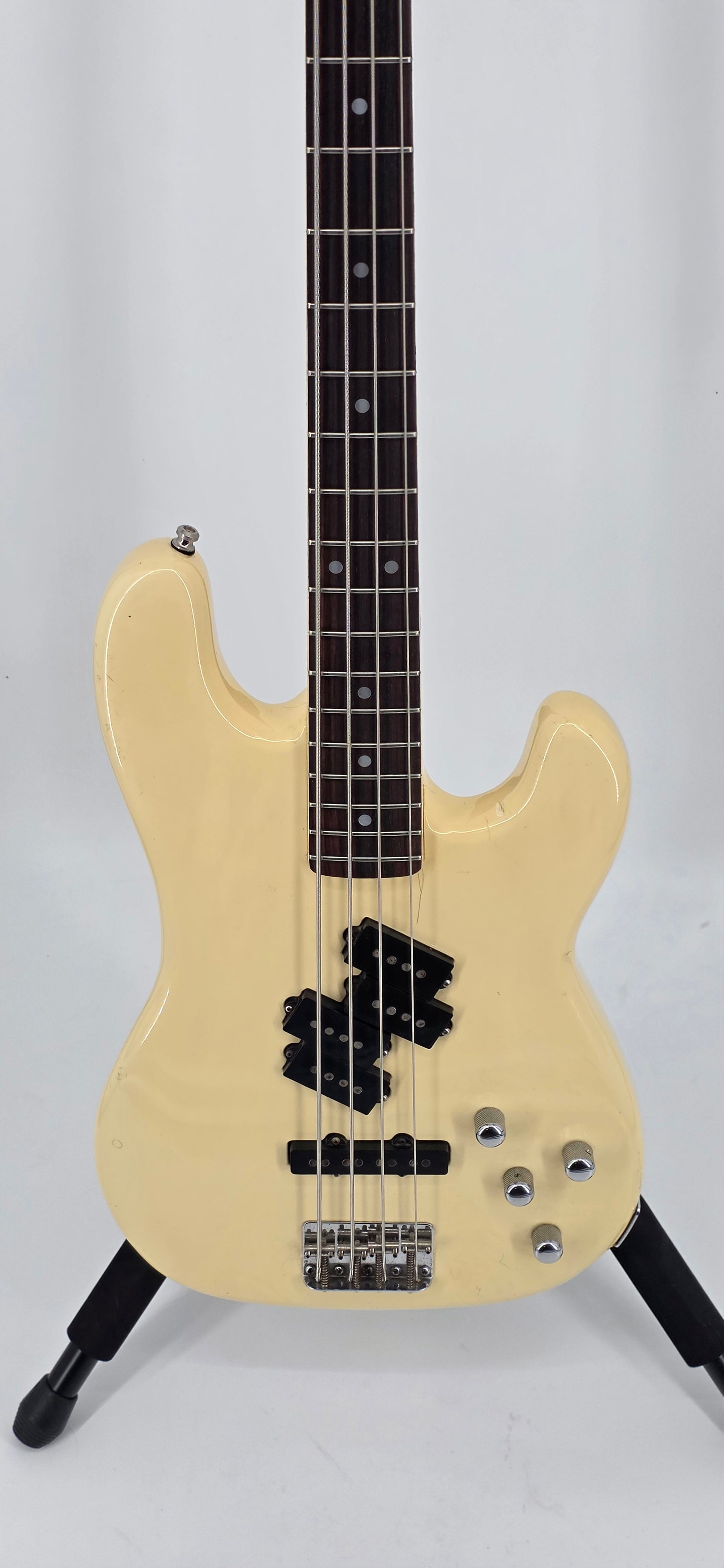 ESP - PPJ-160 - Masayoshi Yamashita Loudness Model - Circa - 1986 - White w/Matching Headstock