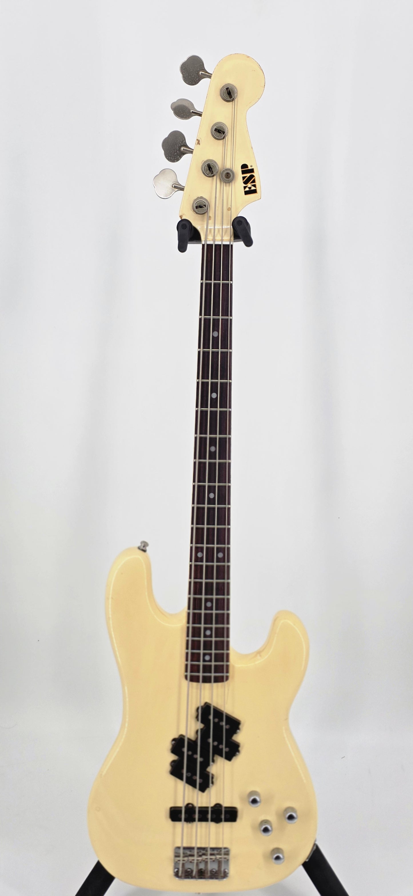 ESP - PPJ-160 - Masayoshi Yamashita Loudness Model - Circa - 1986 - White w/Matching Headstock