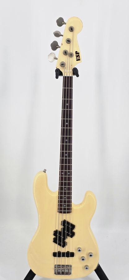 ESP - PPJ-160 - Masayoshi Yamashita Loudness Model - Circa - 1986 - White w/Matching Headstock