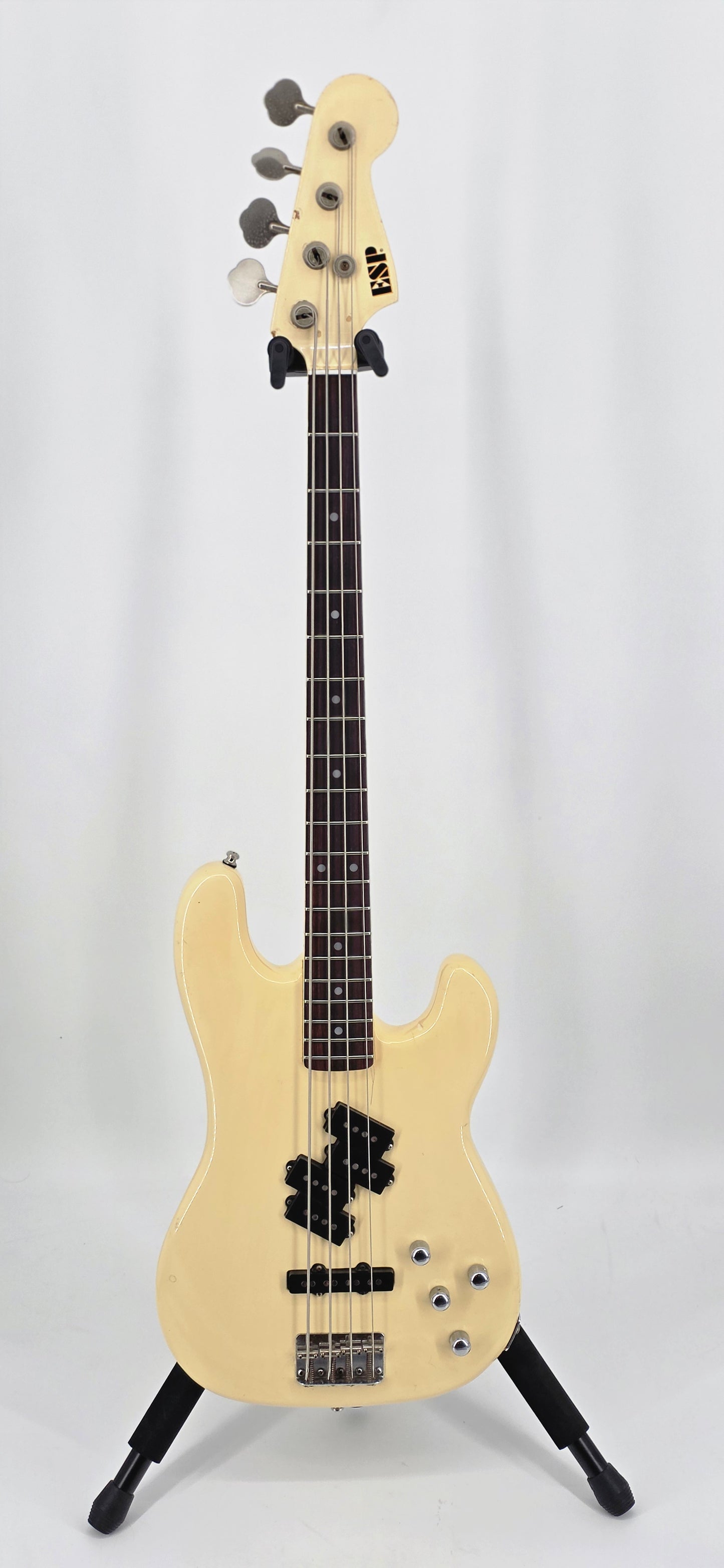 ESP - PPJ-160 - Masayoshi Yamashita Loudness Model - Circa - 1986 - White w/Matching Headstock