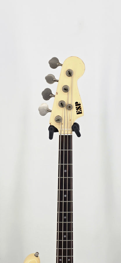 ESP - PPJ-160 - Masayoshi Yamashita Loudness Model - Circa - 1986 - White w/Matching Headstock