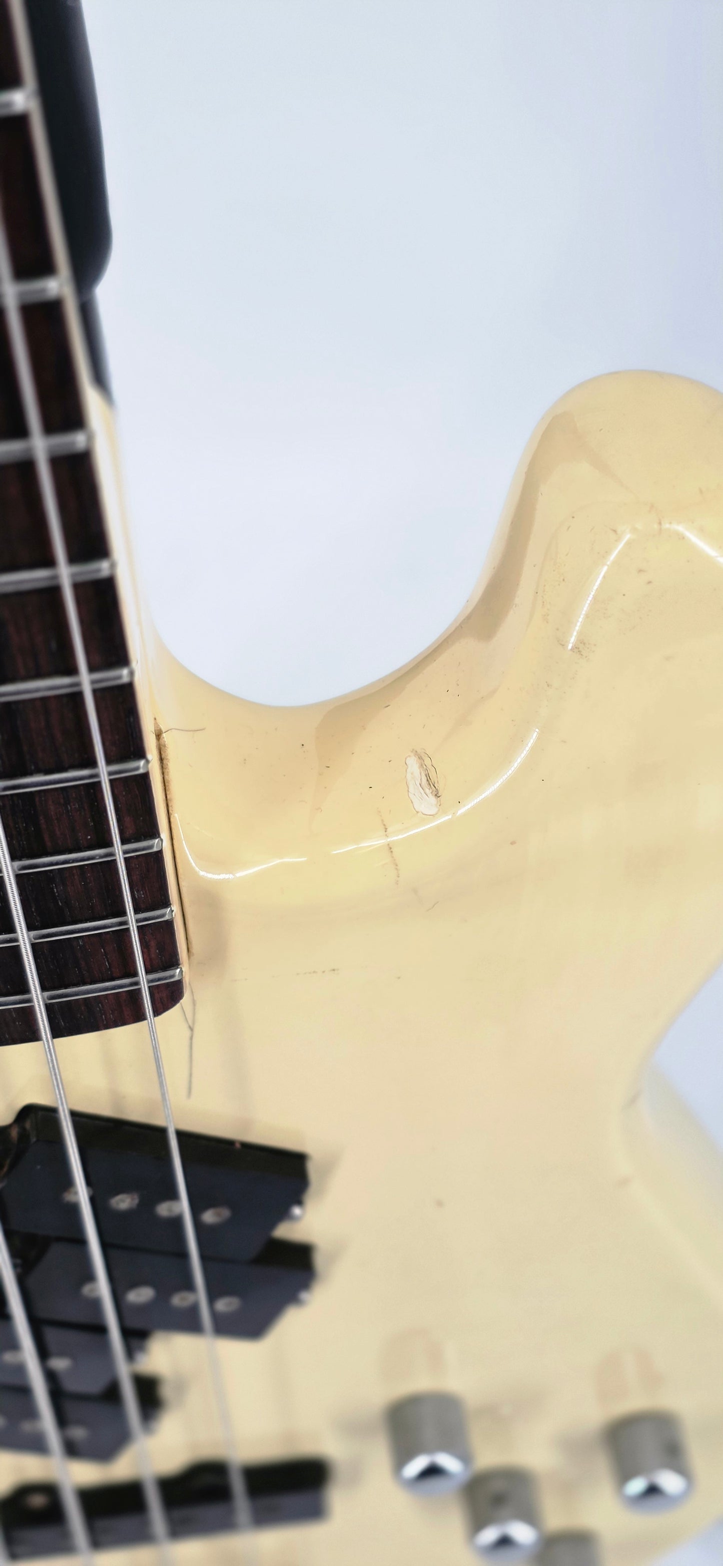 ESP - PPJ-160 - Masayoshi Yamashita Loudness Model - Circa - 1986 - White w/Matching Headstock