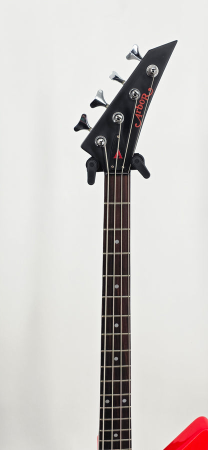 Arbor - Explorer Bass - 1987 - Dayglo Signal Red