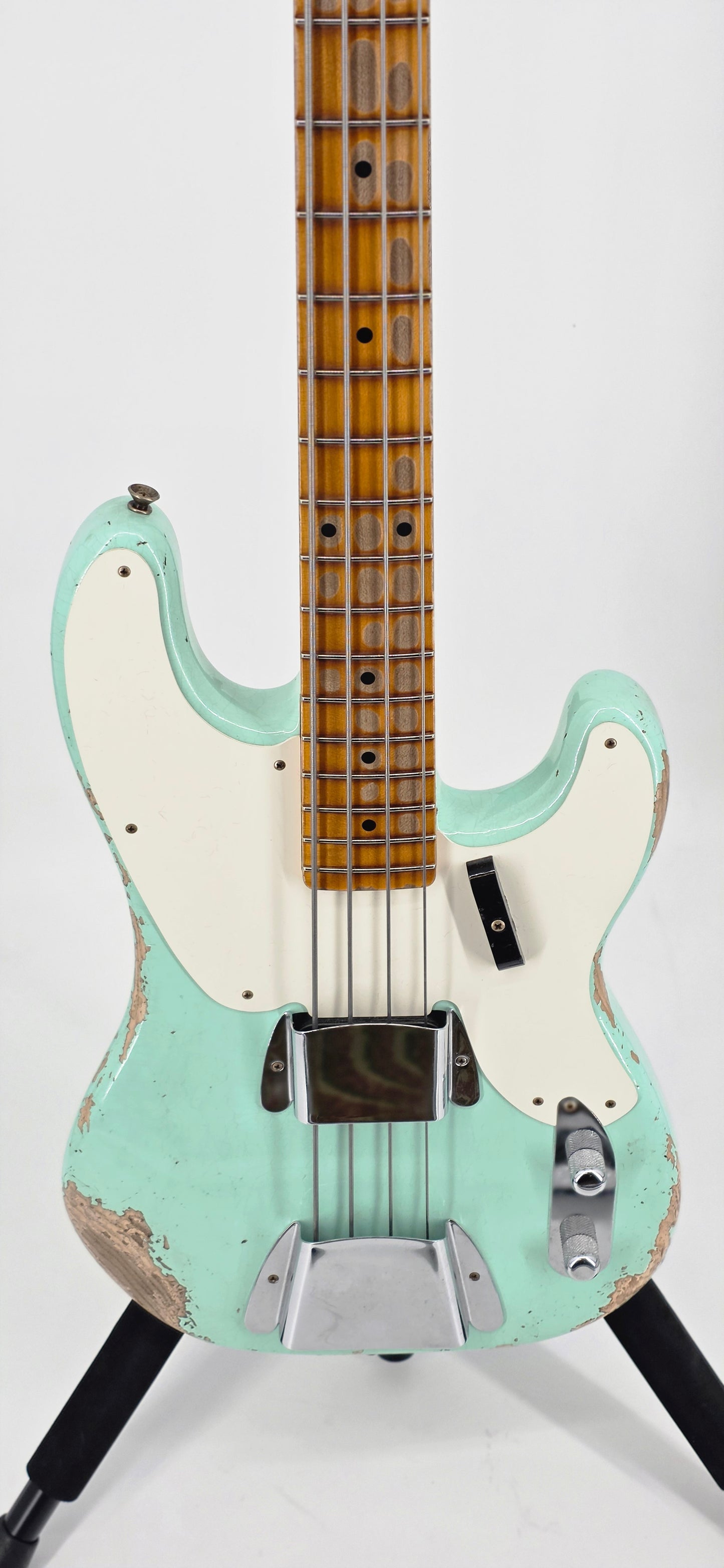 Fender - Custom Shop '55 Precision - 2023 - Surf Green Heavy Relic