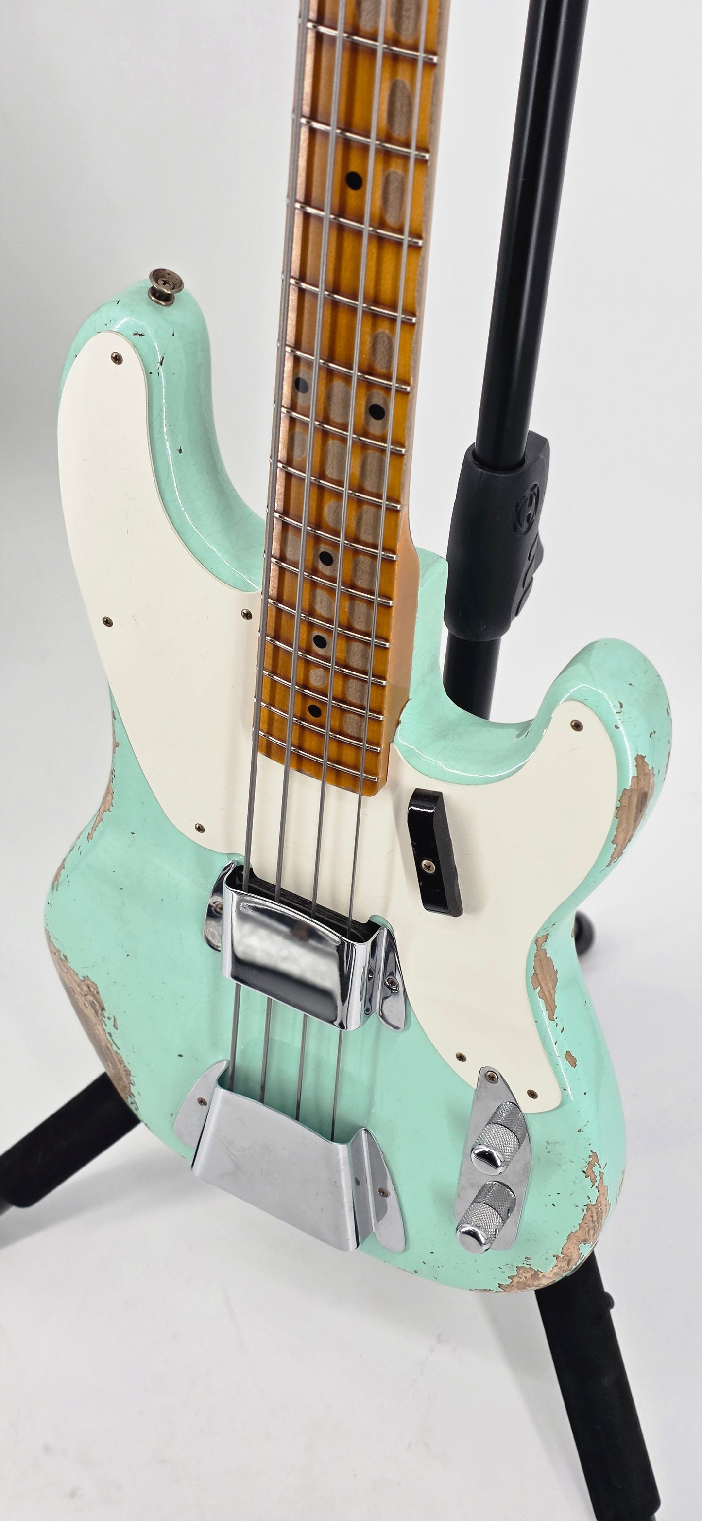 Fender - Custom Shop '55 Precision - 2023 - Surf Green Heavy Relic