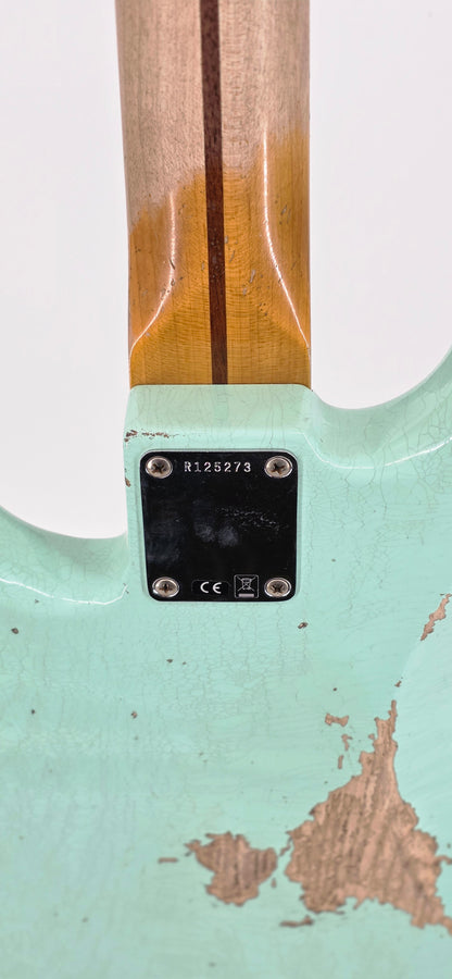 Fender - Custom Shop '55 Precision - 2023 - Surf Green Heavy Relic