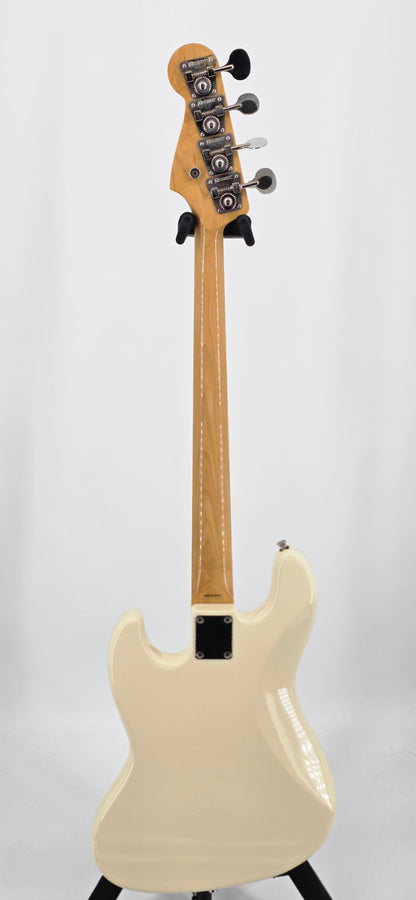Fender - '66' Jazz Bass - MIJ - 2013 - Olympic White w/Matching Headstock (Modded)