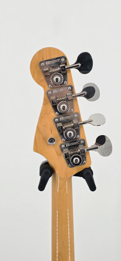 Fender - '66' Jazz Bass - MIJ - 2013 - Olympic White w/Matching Headstock (Modded)
