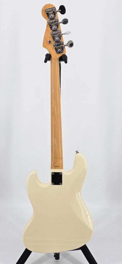 Fender - '66' Jazz Bass - MIJ - 2013 - Olympic White w/Matching Headstock (Modded)
