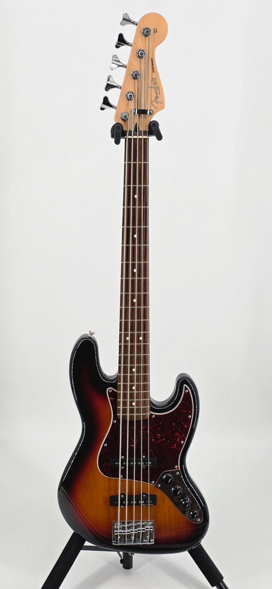 Fender - 5-String Jazz Bass - Deluxe Series- MIM - 2007 - Sunburst