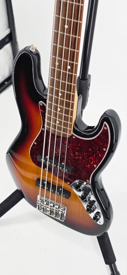 Fender - 5-String Jazz Bass - Deluxe Series- MIM - 2007 - Sunburst