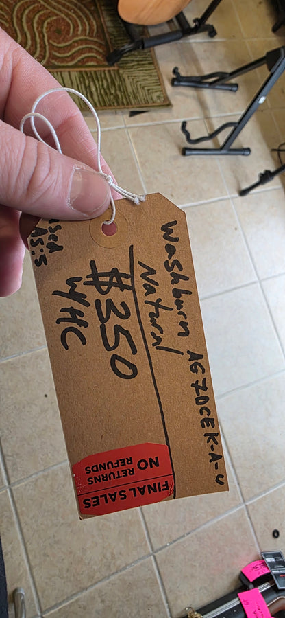 Washburn - AG7DCEK-A-U - Natural