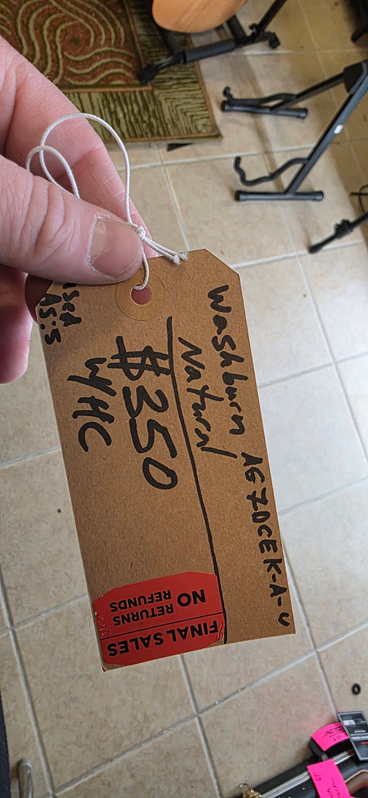 Washburn - AG7DCEK-A-U - Natural
