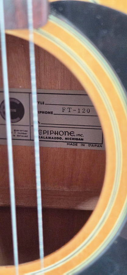 Epiphone - FT-120 - MIJ - 1971/1975 - Natural