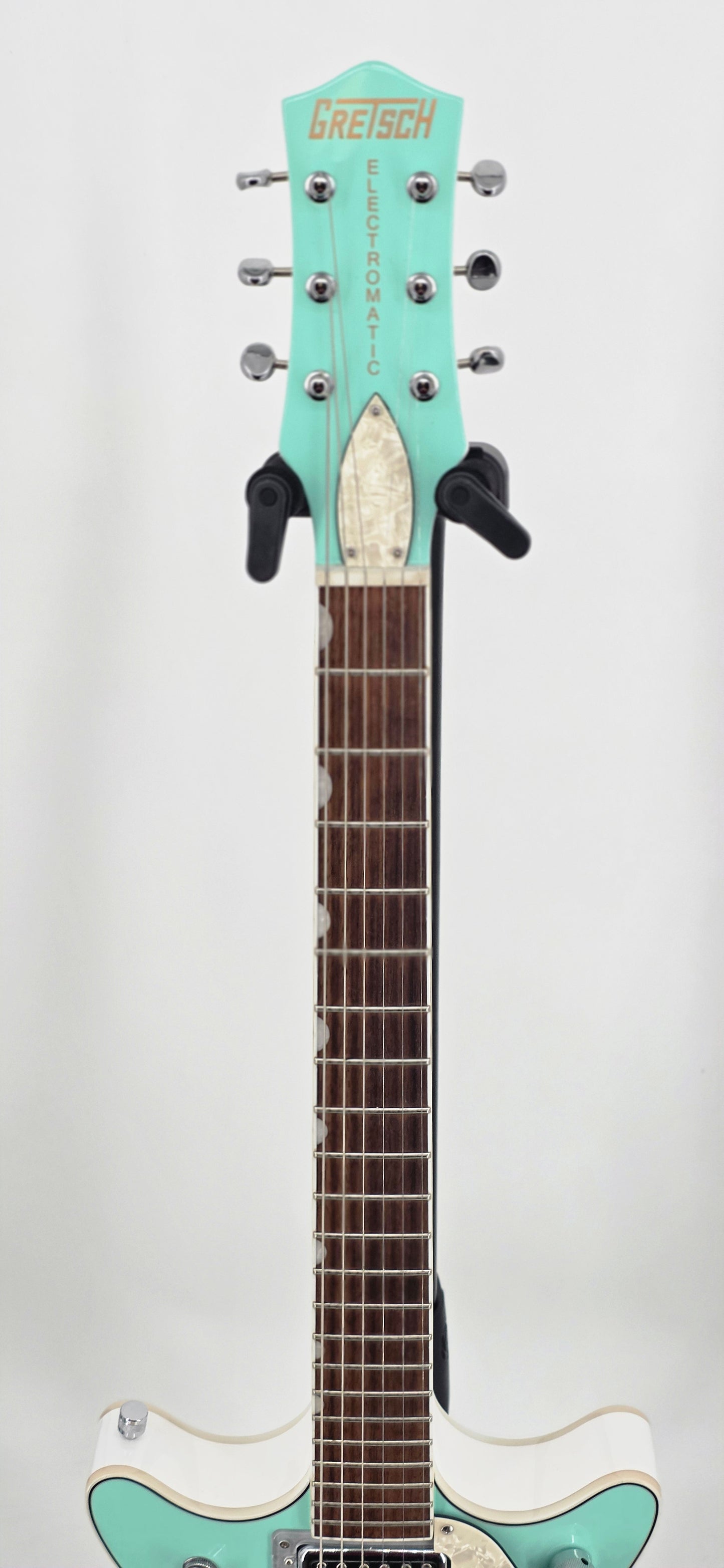 Gretsch - G5448 - Two Tone Electromatic Double - 2022 - Jet Surf Green