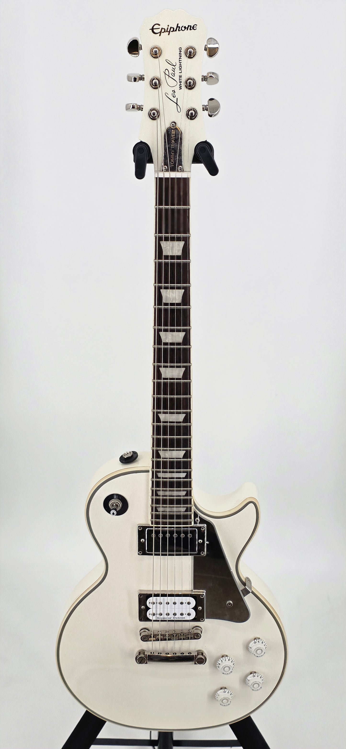 Epiphone - Les Paul Standard - Tommy Thayer "White Lightning" - 2015 - White Sparkle