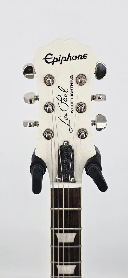 Epiphone - Les Paul Standard - Tommy Thayer "White Lightning" - 2015 - White Sparkle