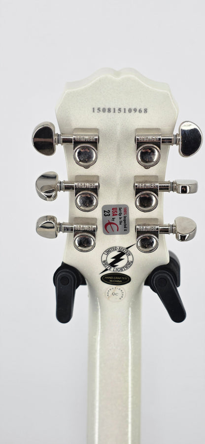 Epiphone - Les Paul Standard - Tommy Thayer "White Lightning" - 2015 - White Sparkle