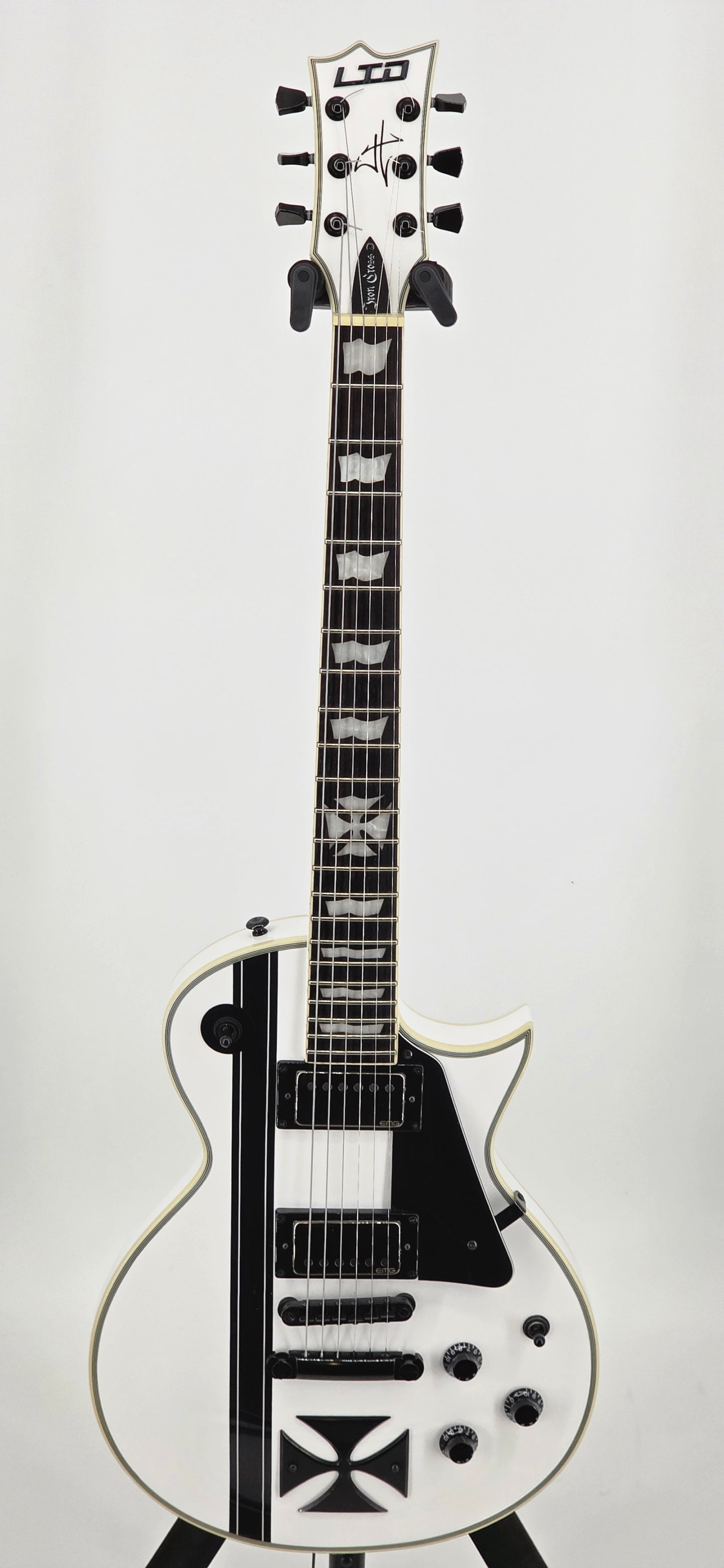 LTD - IRON CROSS - James Hetfield Signature - 2022 - Snow White