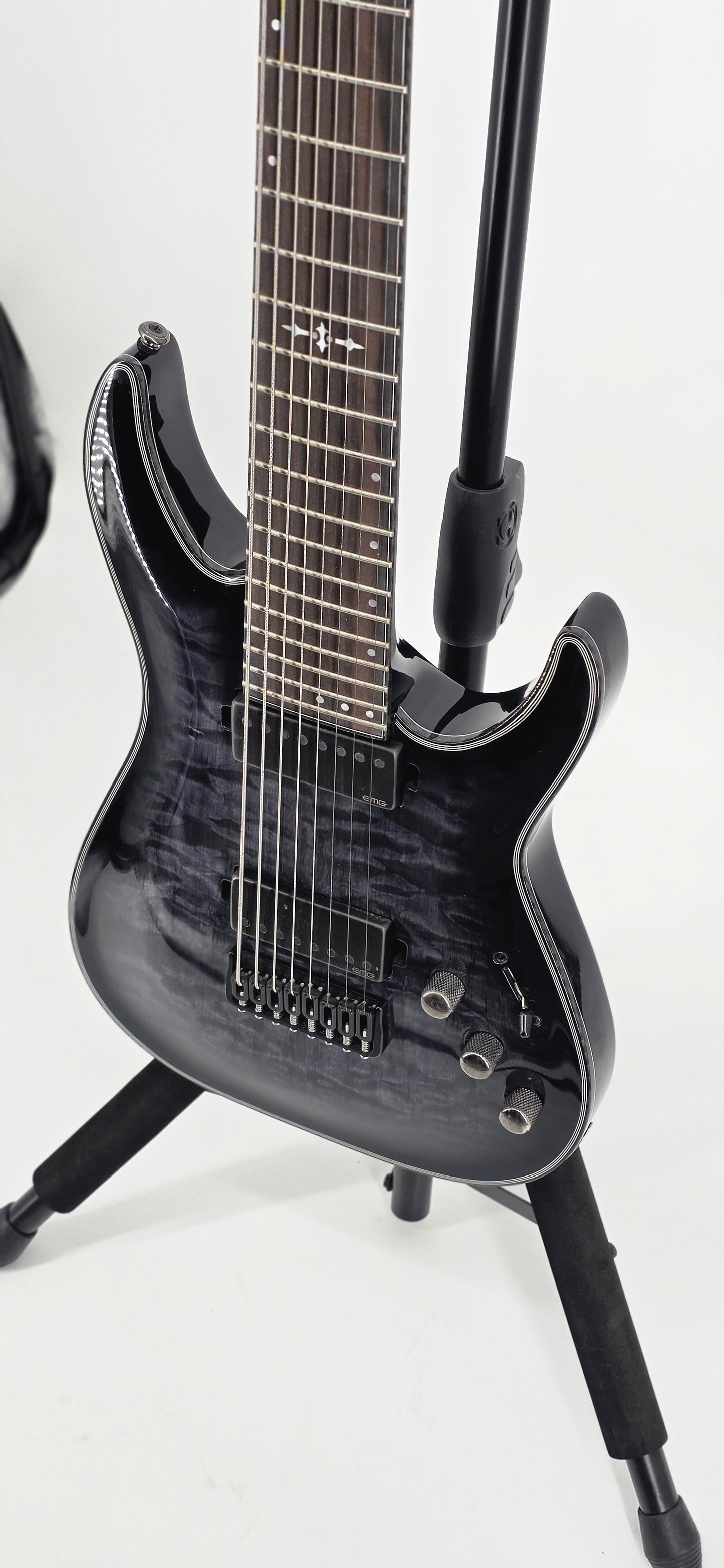 Schecter - Hellraiser Hybrid - C-8 - 8-String - 2024 - Transparent Black