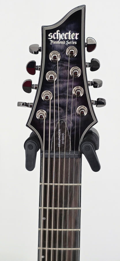 Schecter - Hellraiser Hybrid - C-8 - 8-String - 2024 - Transparent Black