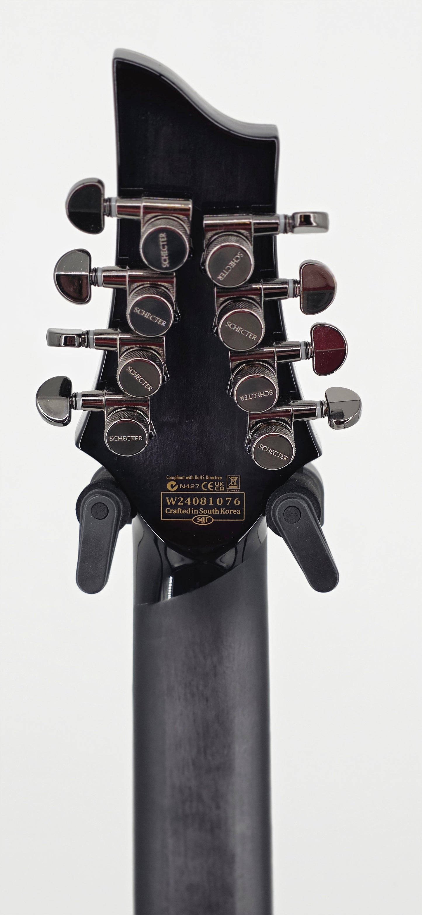 Schecter - Hellraiser Hybrid - C-8 - 8-String - 2024 - Transparent Black