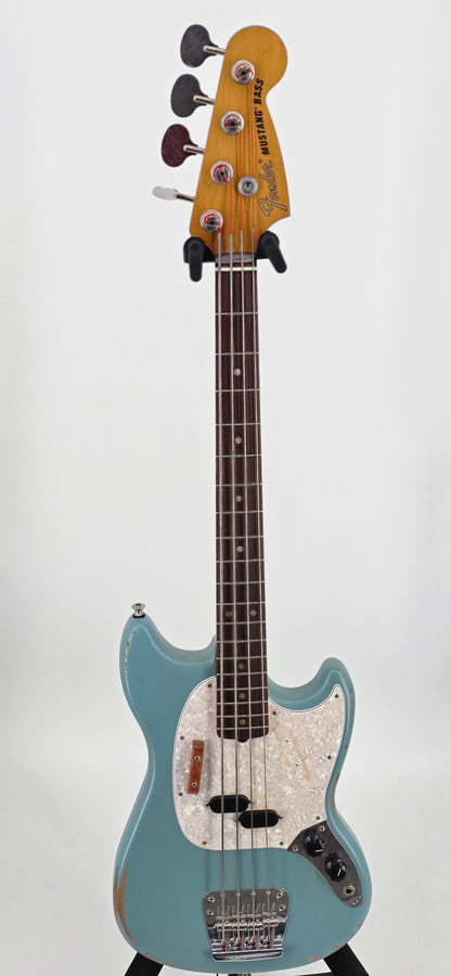 Fender - JMJ - Road Worn - Mustang Bass - 2025 - Daphne Blue Factory Relic