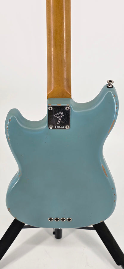 Fender - JMJ - Road Worn - Mustang Bass - 2025 - Daphne Blue Factory Relic