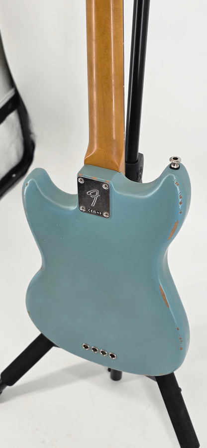 Fender - JMJ - Road Worn - Mustang Bass - 2025 - Daphne Blue Factory Relic
