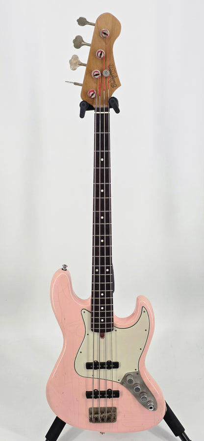 Bluesman Vintage - Eldorado Jazz Style Bass - 2023 - Shell Pink Relic