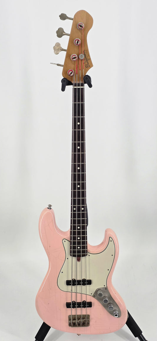 Bluesman Vintage - Eldorado Jazz Style Bass - 2023 - Shell Pink Relic
