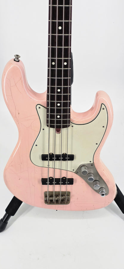 Bluesman Vintage - Eldorado Jazz Style Bass - 2023 - Shell Pink Relic