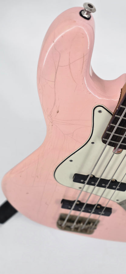 Bluesman Vintage - Eldorado Jazz Style Bass - 2023 - Shell Pink Relic