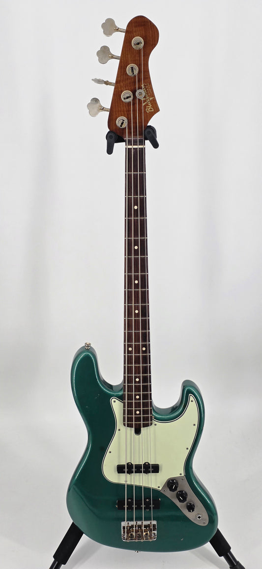 Bluesman Vintage - El Dorado Jazz Bass - 2020s - Sherwood Green Light Relic