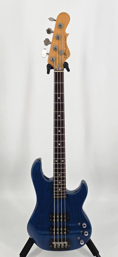 G&L - L2000 -Circa - 1995 - Transparent Blue Over Ash