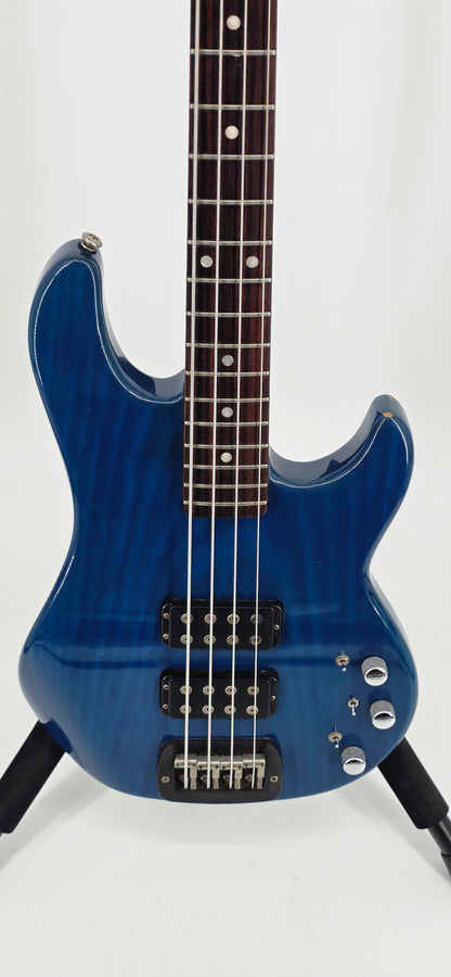 G&L - L2000 -Circa - 1995 - Transparent Blue Over Ash