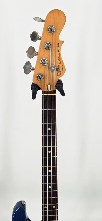 G&L - L2000 -Circa - 1995 - Transparent Blue Over Ash