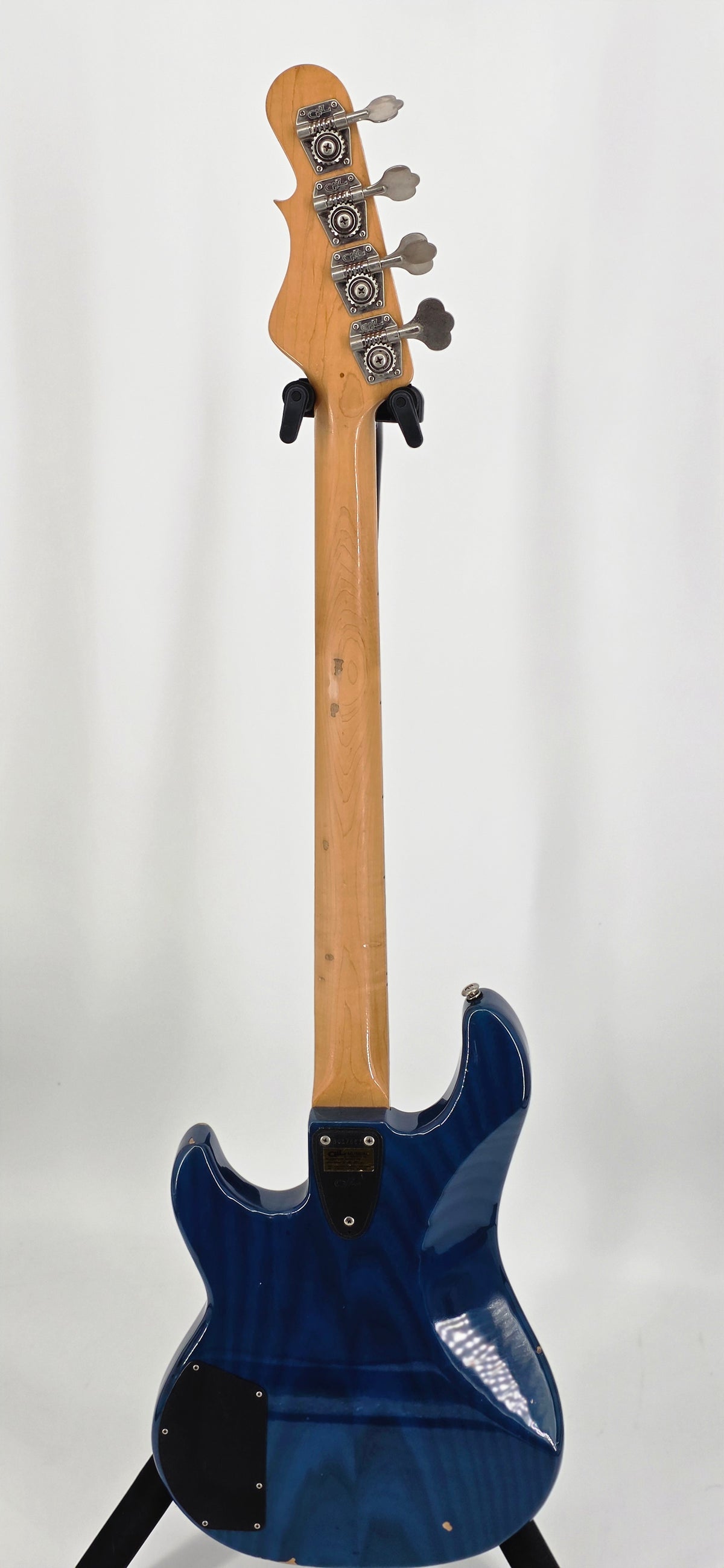 G&L - L2000 -Circa - 1995 - Transparent Blue Over Ash